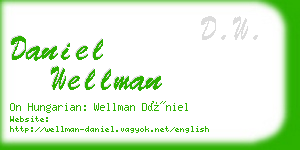 daniel wellman business card